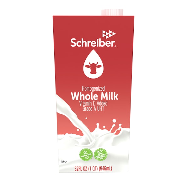 SCHREIBER WHOLE MILK 6/32 FL OZ