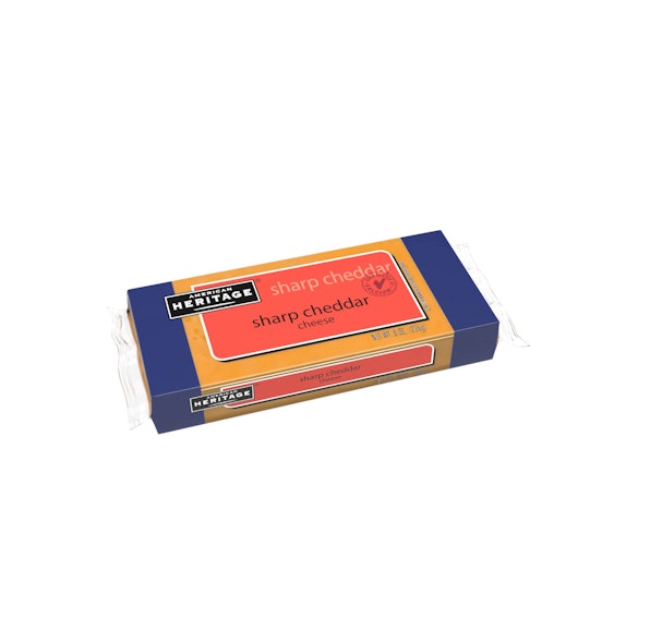 AMERICAN HERITAGE SHARP CHEDDAR CHUNK - 12/8OZ