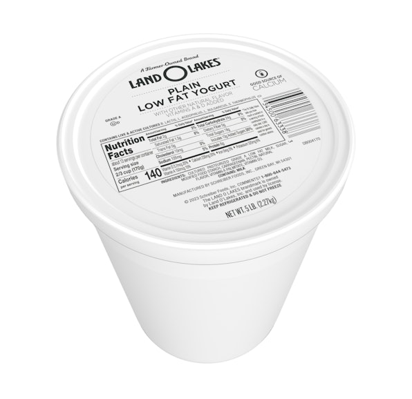 LAND O LAKES LOWFAT PLAIN YOGURT TUB - 4/5#