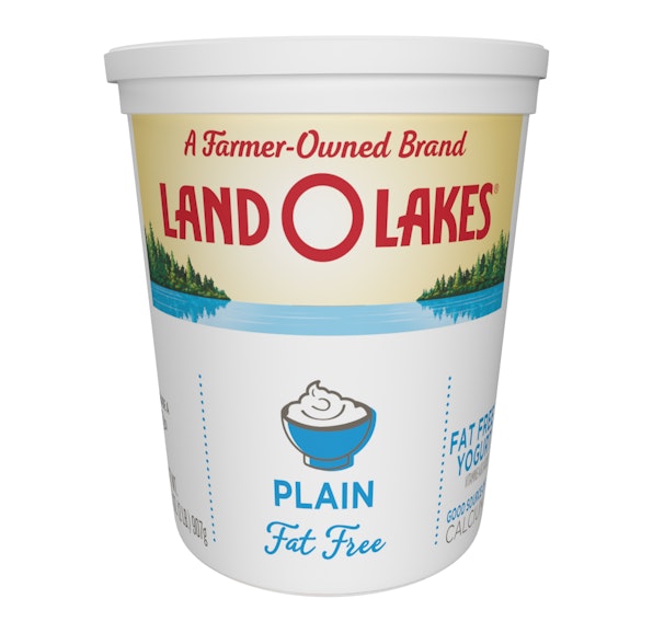LAND O LAKES NONFAT PLAIN YOGURT CUP - 6/2#