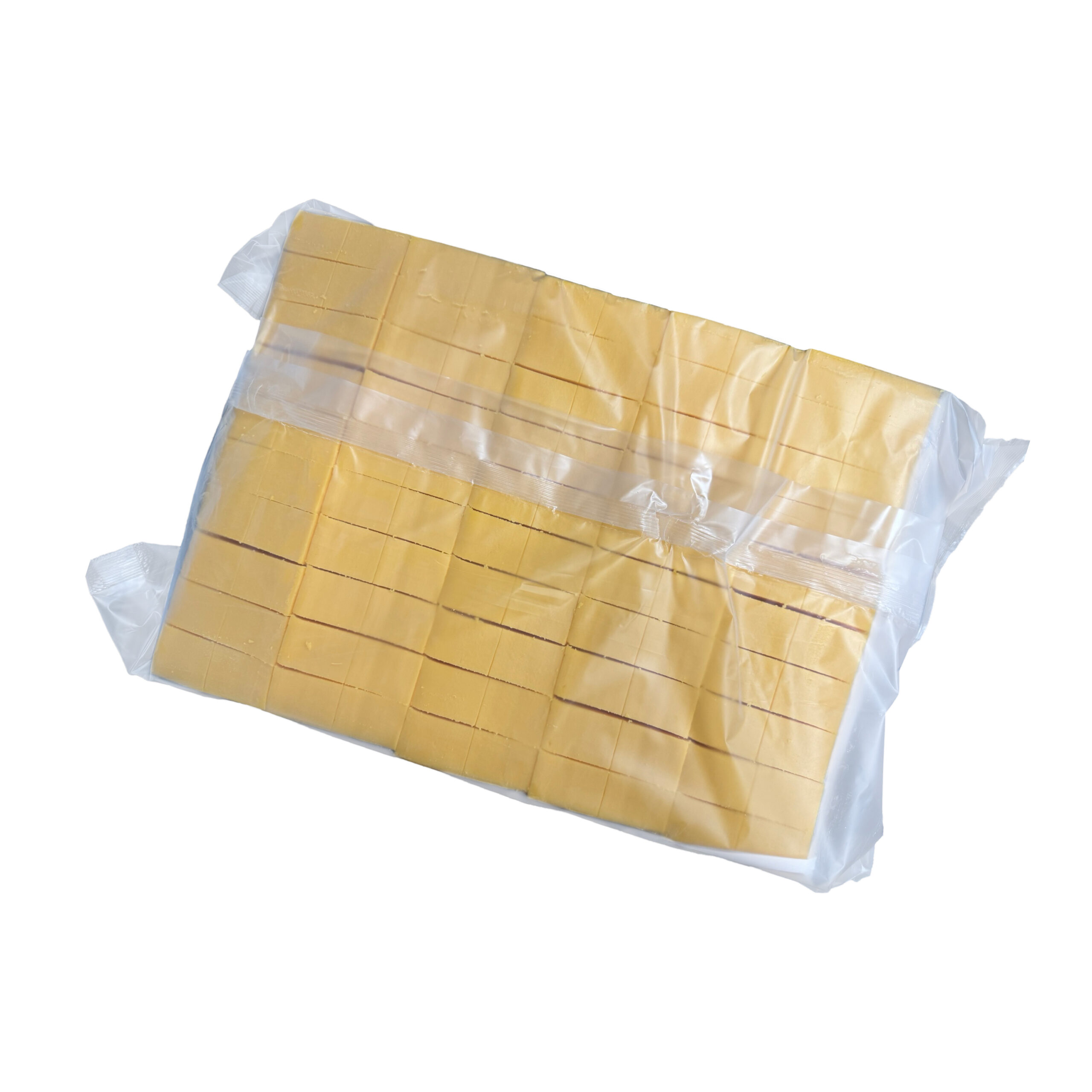 YELLOW LIGHT PASTEURIZED PROCESS AMERICAN CHEESE SNACK SLICES - 1/24.2# 600 STACKS OF 5 SLICES